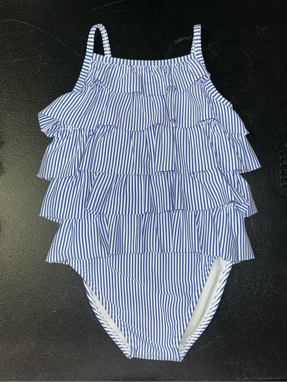 Baby Boden striped one-piece swimsuit